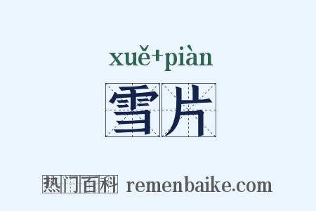 雪片是什么意思的图片